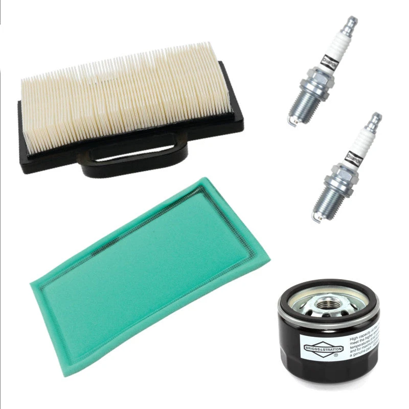 Briggs & Stratton 14-24hp Filter-A/C Cartridge, Fuel & Plug Service Kit 499486S, RC12YC, 805267S, 492932S 1 Briggs & Stratton 14-24hp Filter-A/C Cartridge, Fuel & Plug Service Kit 499486S, RC12YC, 805267S, 492932S