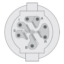 Toro/Exmark IndakIgnition Switch 137-4100, 117-2221 -Power Mowers 430 120 2 Z
