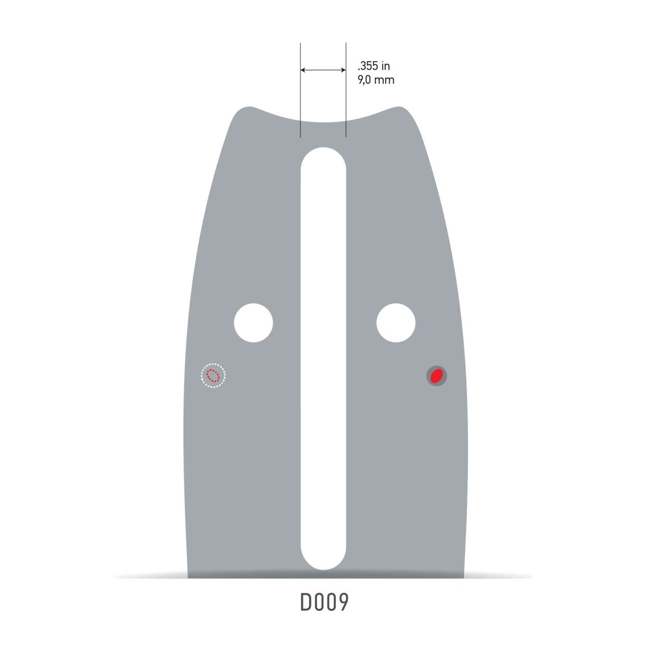 Oregon Chainsaw 24" Guide Bar .404" .063" D009 Mount RSN PowerCut™ 243RNFD009 2 Oregon Chainsaw 24" Guide Bar .404" .063" D009 Mount RSN PowerCut™ 243RNFD009 - Image 2