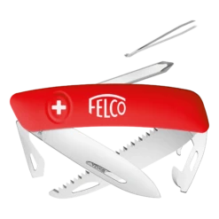 Felco 506 10-Function Swiss Pocket Knife, Screw Driver And Saw