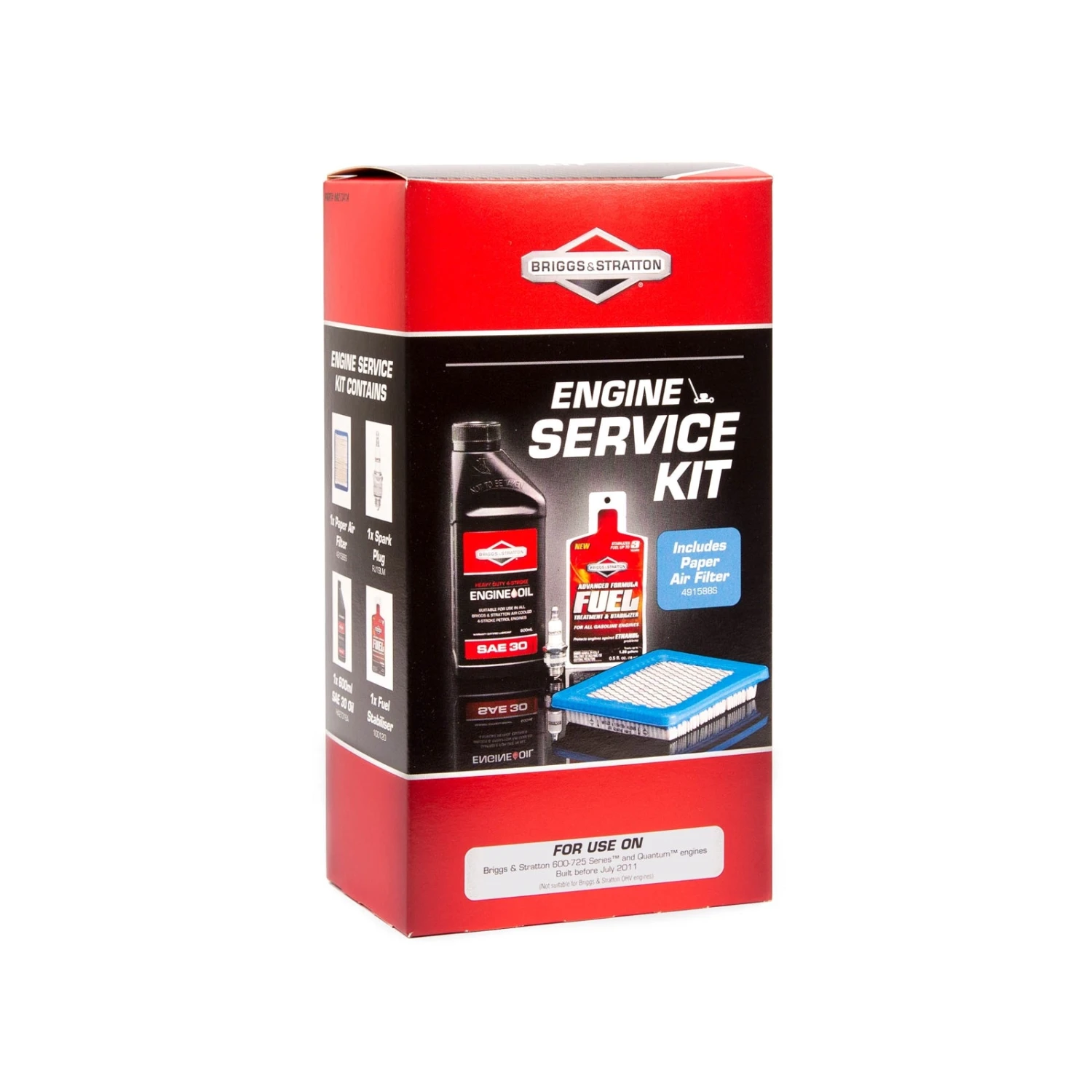 Briggs & Stratton Genuine Engine Service Maintenance Kit 600-725 Series™ And Quantum™ (Before July 2011) HA27341A 1 Briggs & Stratton Genuine Engine Service Maintenance Kit 600-725 Series™ And Quantum™ (Before July 2011) HA27341A