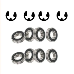 Victa Tornado, Razor (2004 Onwards) 28mm Sealed Wheel Axle Bearings Set Of (8) HA25839A, CH80159B