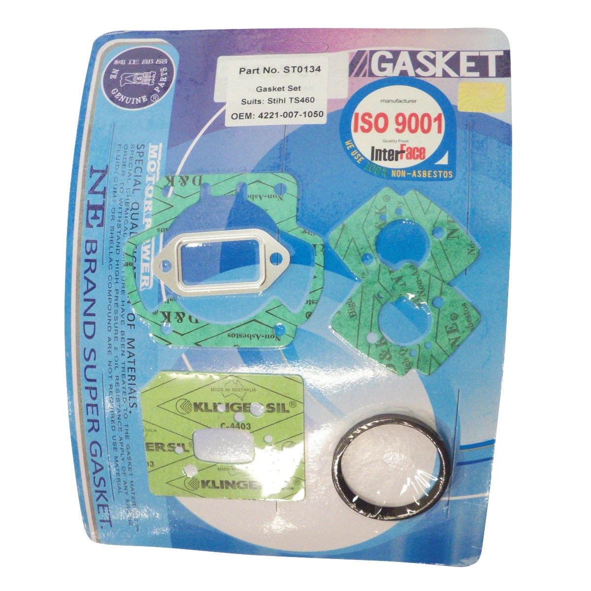 Stihl Cut-Off Saw TS460 Gasket & Oil Seal Set 4221 007 1050 1 Stihl Cut-Off Saw TS460 Gasket & Oil Seal Set 4221 007 1050