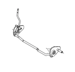 Victa Genuine Corvette 400/Pace 400/Easy Walker 19" Rear Axle And Height Lever Assy. CH88425A