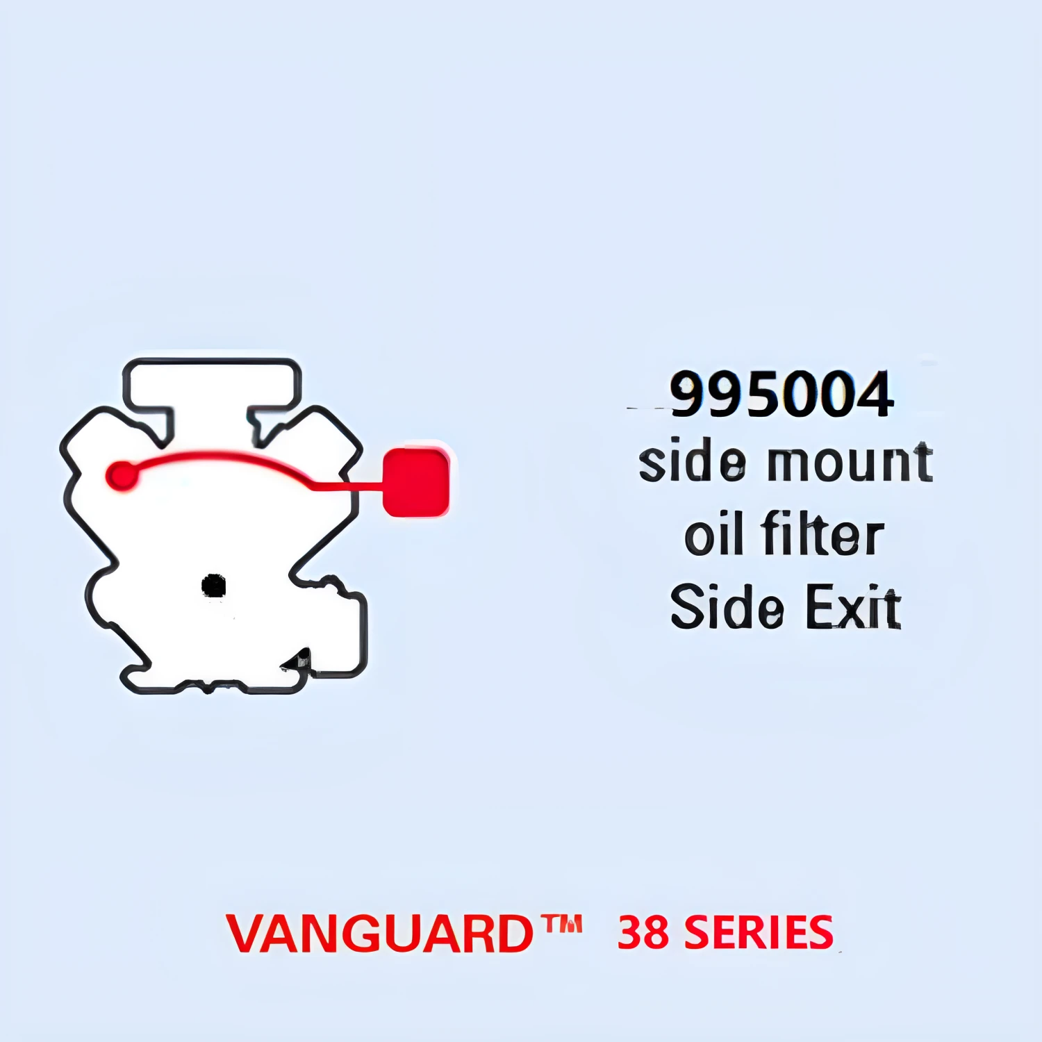 Briggs & Stratton 21-23hp Vanguard™ V-Twin Side-Mount Oil Filer Side Exist Muffler Kit 995004 2 Briggs & Stratton 21-23hp Vanguard™ V-Twin Side-Mount Oil Filer Side Exist Muffler Kit 995004 - Image 2