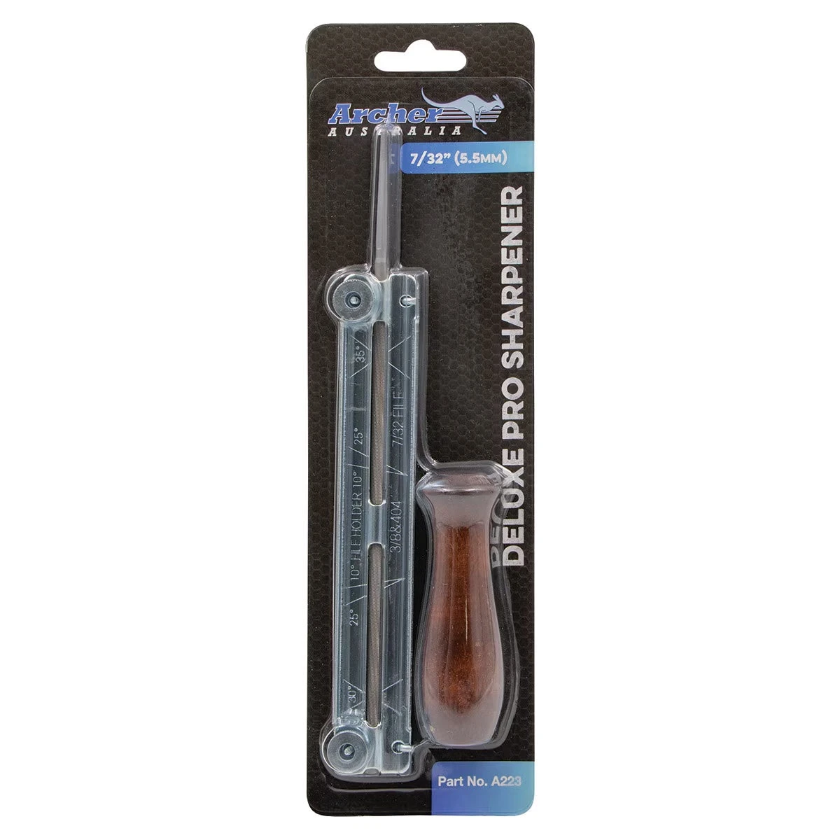 Archer Deluxe Pro Chainsaw Chain Round File & Guide 7/16" (5.5mm) A223-L 1 Archer Deluxe Pro Chainsaw Chain Round File & Guide 7/16" (5.5mm) A223-L