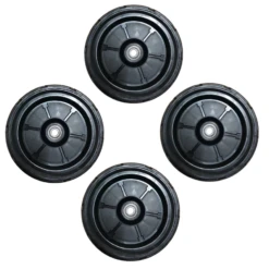 Victa Genuine 8" (200mm) Universal Plastic Wheel Set Of (4) CH87335A, CH86275A, CH87336A, CH87068A