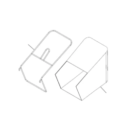 Yardking/Cheeta/Victa Grass Catcher Frame And Bag Assembly CH87726A