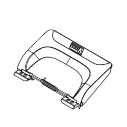 Victa Genuine Classic Cut/Corvette/V144/Hawk/ Pace 18" Lawn Mower Plastic Rear Flap CH87970A