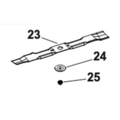 Victa Genuine E-Ride 2692042 38" Bar Blade Mounting Adaptor80128394