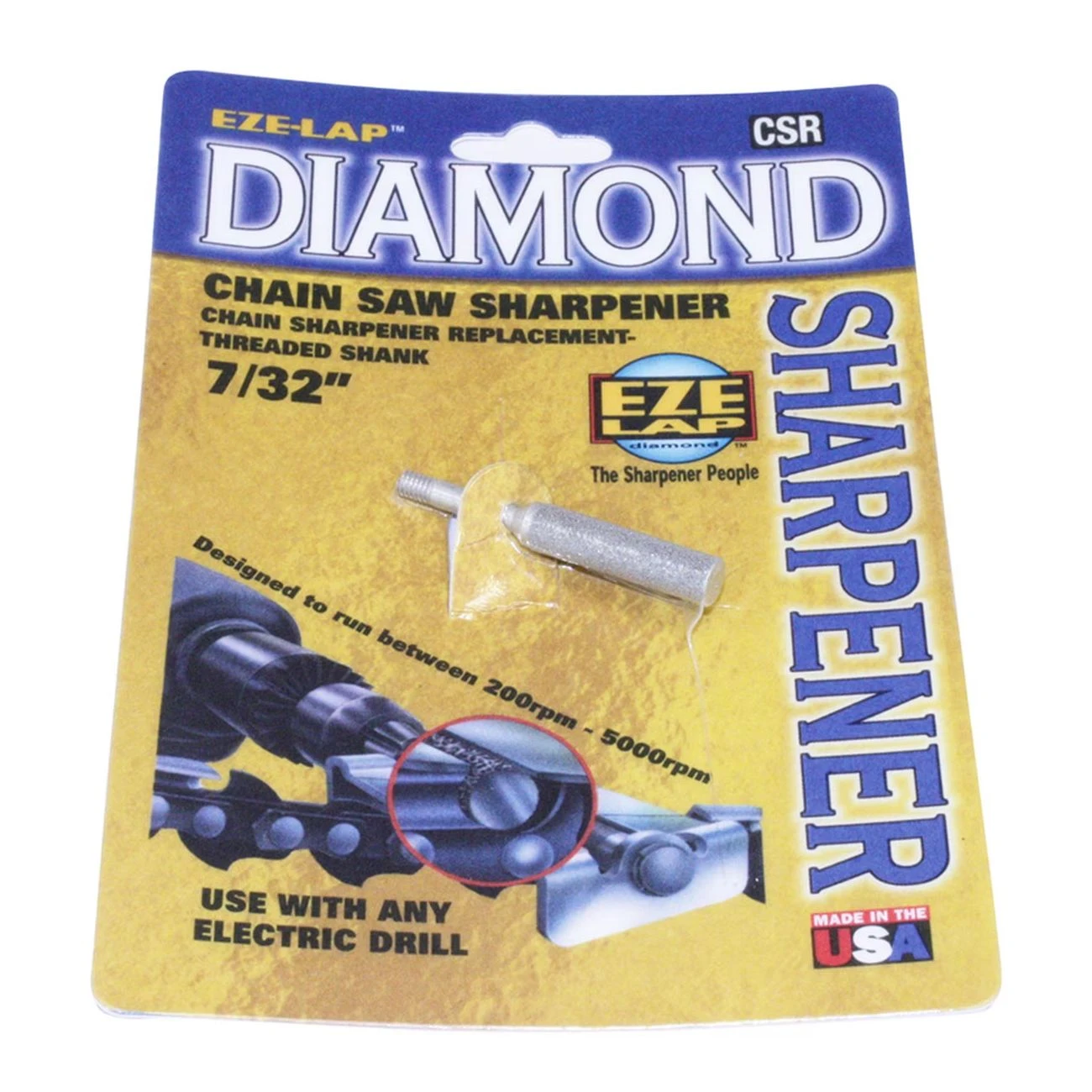 Eze-Lap Chainsaw Chain 7/32" (5.5mm) Diamond Grinding Stone Sharpener CSG-7/32 2 Eze-Lap Chainsaw Chain 7/32" (5.5mm) Diamond Grinding Stone Sharpener CSG-7/32 - Image 2