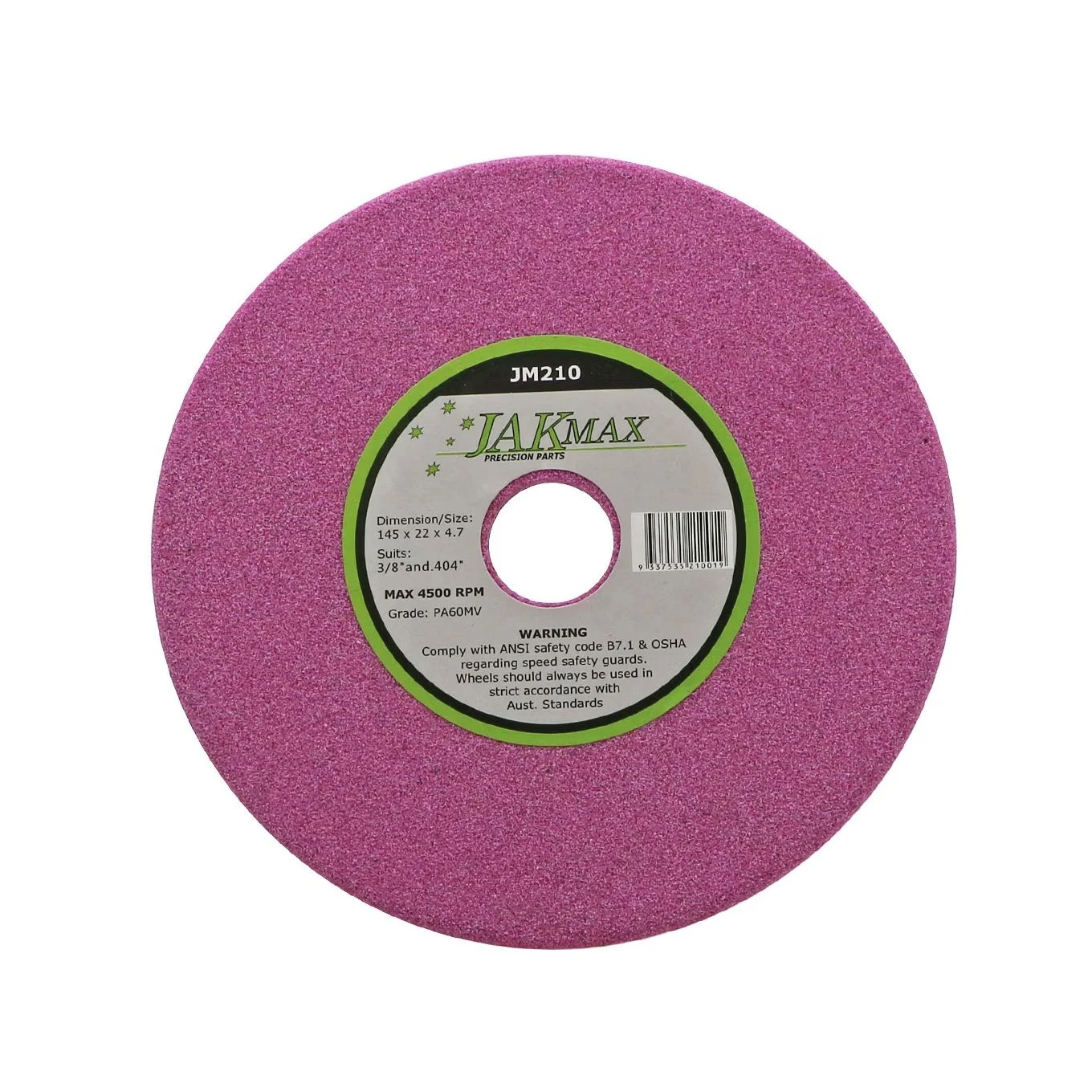 JakMax Precision Chainsaw Chain (3/8", .404") Grinding Wheel - 145x22.2x4.5mm JM210 1 JakMax Precision Chainsaw Chain (3/8", .404") Grinding Wheel - 145x22.2x4.5mm JM210